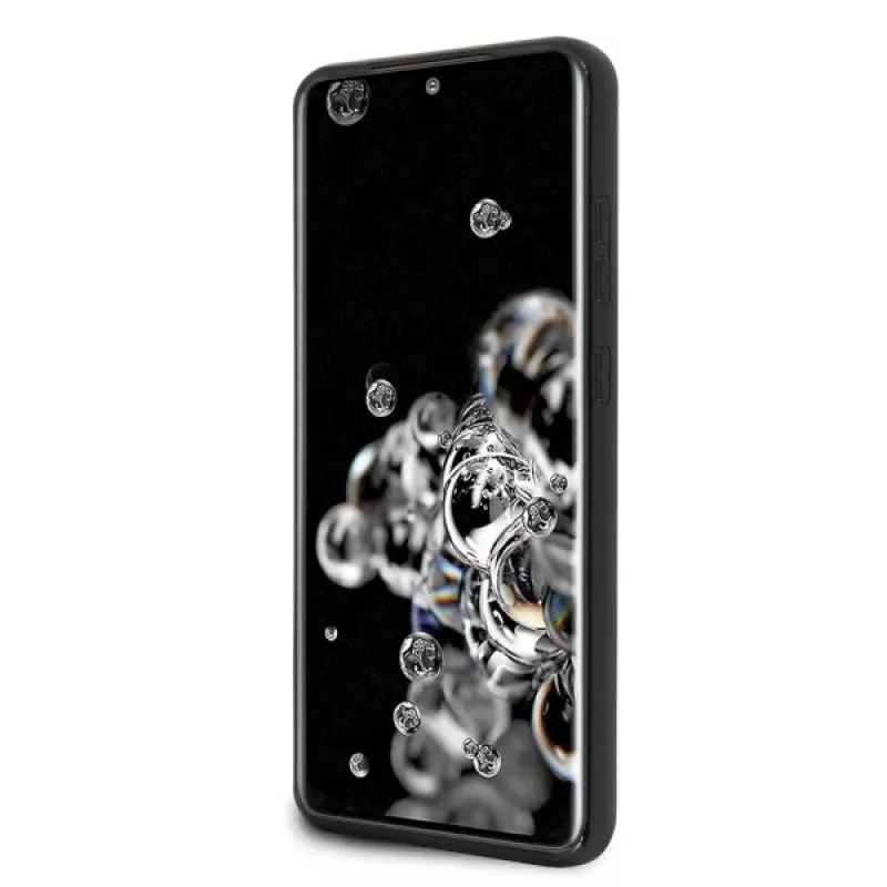 Ferrari suojakotelo FEHCAHCS69BK Samsung Galaxy S20 Ultralle, musta Carbon Heritage