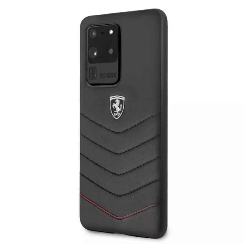 Ferrari Hardcase FEHQUHCS69BK Heritage Samsung Galaxy S20 Ultra, musta