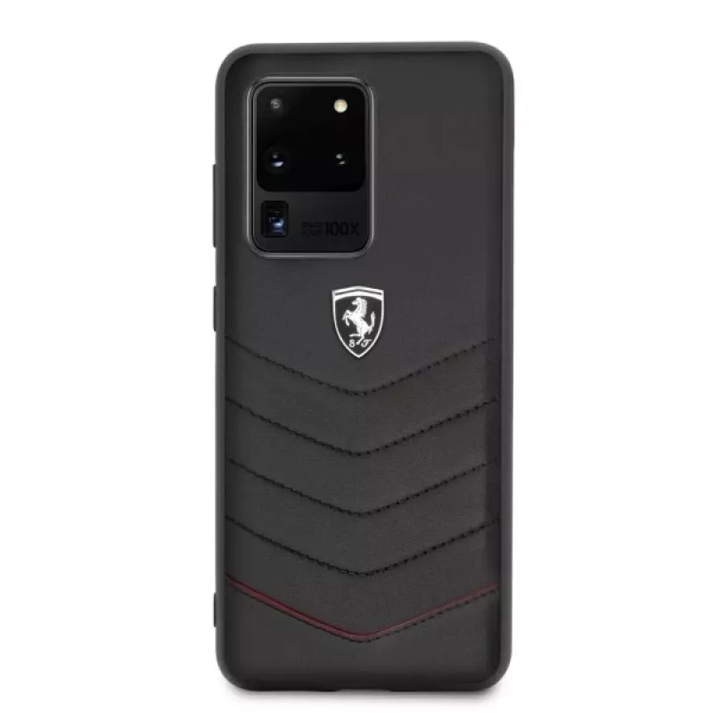 Ferrari Hardcase FEHQUHCS69BK Heritage Samsung Galaxy S20 Ultra, musta