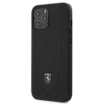 Ferrari Off Track Perforated kovakotelo Apple iPhone 12 Pro Max 6,7 tuumaa - musta