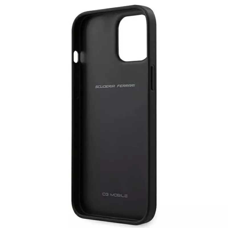Ferrari Off Track Perforated kovakotelo Apple iPhone 12 Pro Max 6,7 tuumaa - musta