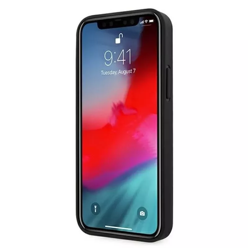 Ferrari Off Track Quilted kovakotelo Apple iPhone 12 Pro Max 6,7 tuumaa, musta