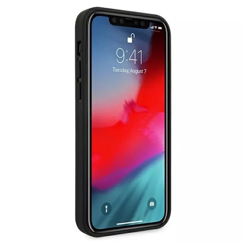 Ferrari Off Track Quilted kovakotelo Apple iPhone 12 Pro Max 6,7 tuumaa, musta