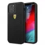 Ferrari FESPEHCP12MBK iPhone 12/12 Pro 6,1 tuumaa musta kovakotelo On Track Perforated