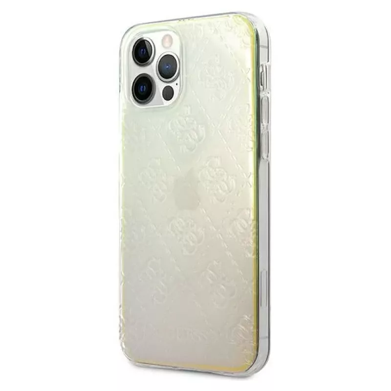 Guess GUHCP12M3D4GIRBL Iridescent Opal kovakotelo Apple iPhone 12 / iPhone 12 Pro 6,1 tuumaa - 4G 3D Pattern Collection
