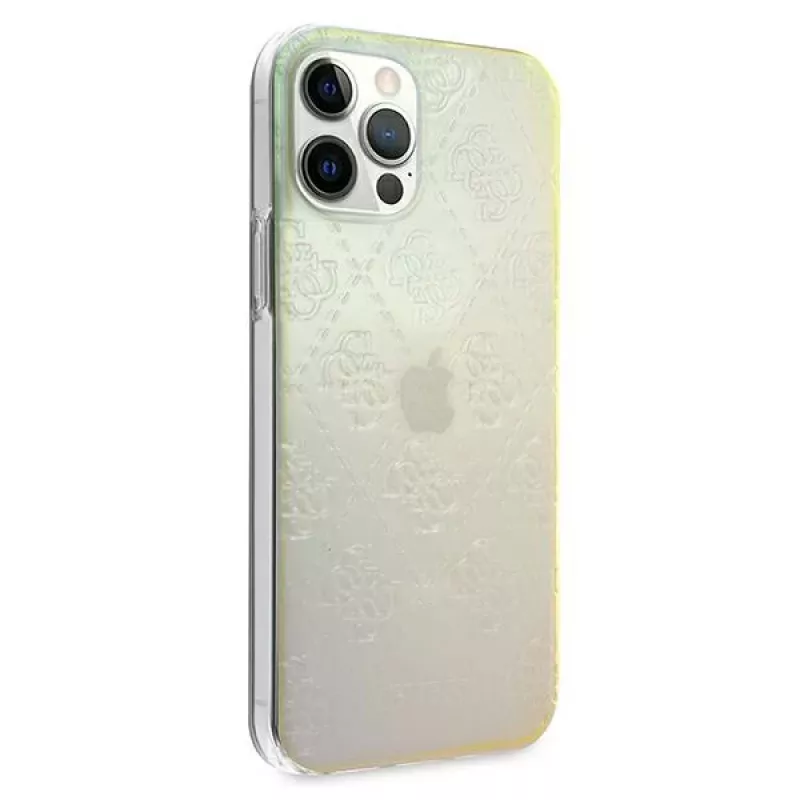 Guess GUHCP12M3D4GIRBL Iridescent Opal kovakotelo Apple iPhone 12 / iPhone 12 Pro 6,1 tuumaa - 4G 3D Pattern Collection