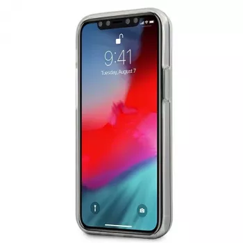 Guess GUHCP12SPCU4GGPI iPhone 12 mini 5,4 tuumaa pinkki kovakotelo 4G Gradient