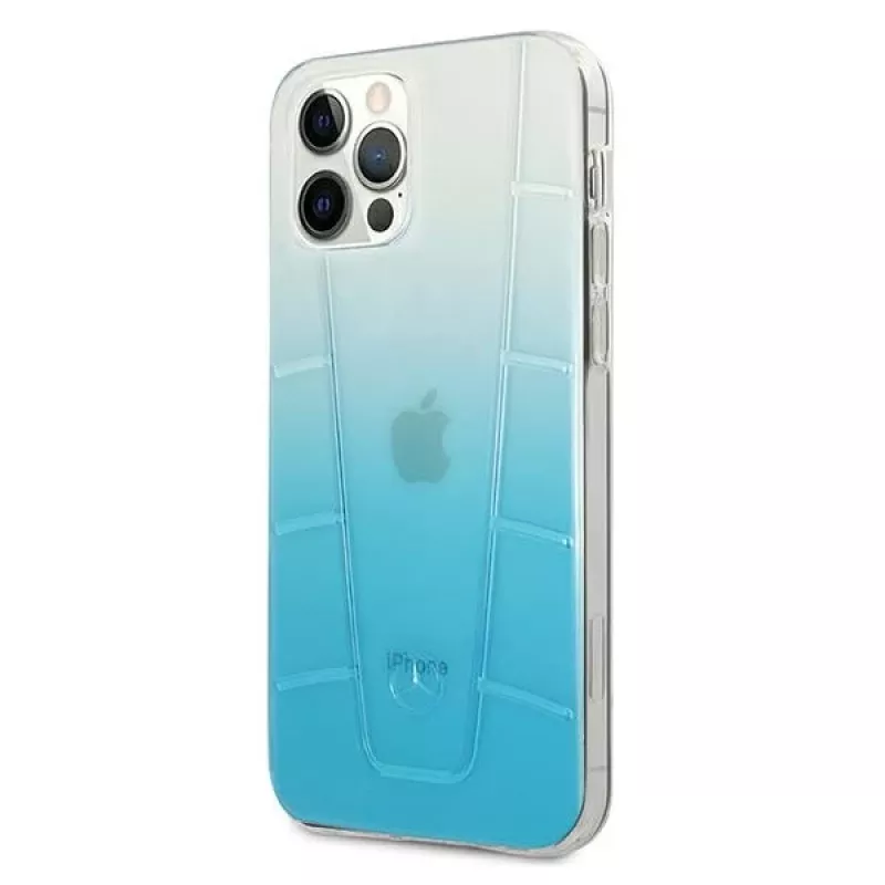 Mercedes-Benz MEHCP12MCLGBL iPhone 12/12 Pro 6,1 tuumaa sininen kovakotelo Transparent Line