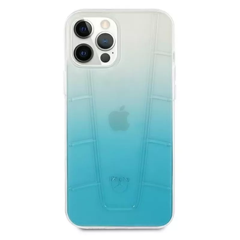 Mercedes-Benz MEHCP12MCLGBL iPhone 12/12 Pro 6,1 tuumaa sininen kovakotelo Transparent Line