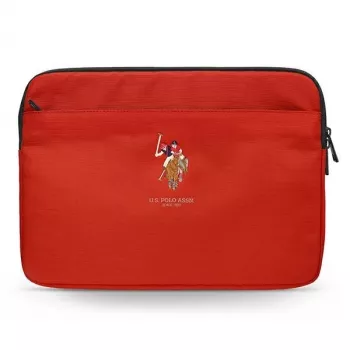 U.S. POLO ASSN. US Polo Sleeve USCS13PUGFLRE 13 punainen kannettavan tietokoneen suojapussi