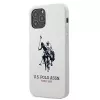 U.S. POLO ASSN. Silicone Collection iPhone 12/12 Pro 6,1 inch valkoinen silikonikuori