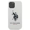 U.S. POLO ASSN. Silicone Collection iPhone 12/12 Pro 6,1 inch valkoinen silikonikuori