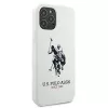 U.S. POLO ASSN. Silicone Collection iPhone 12/12 Pro 6,1 inch valkoinen silikonikuori