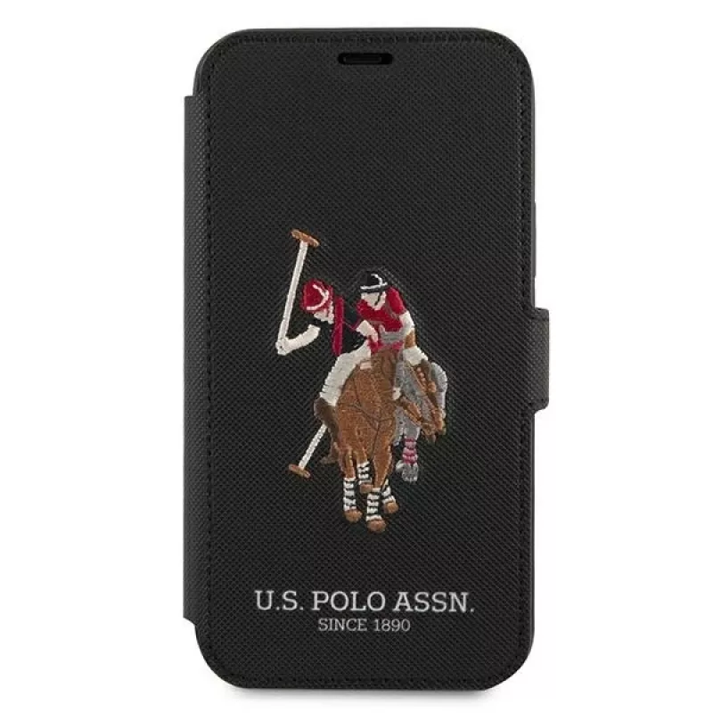 U.S. POLO ASSN. Polo Embroidery Collection kirjakotelo iPhone 12/12 Pro 6,1