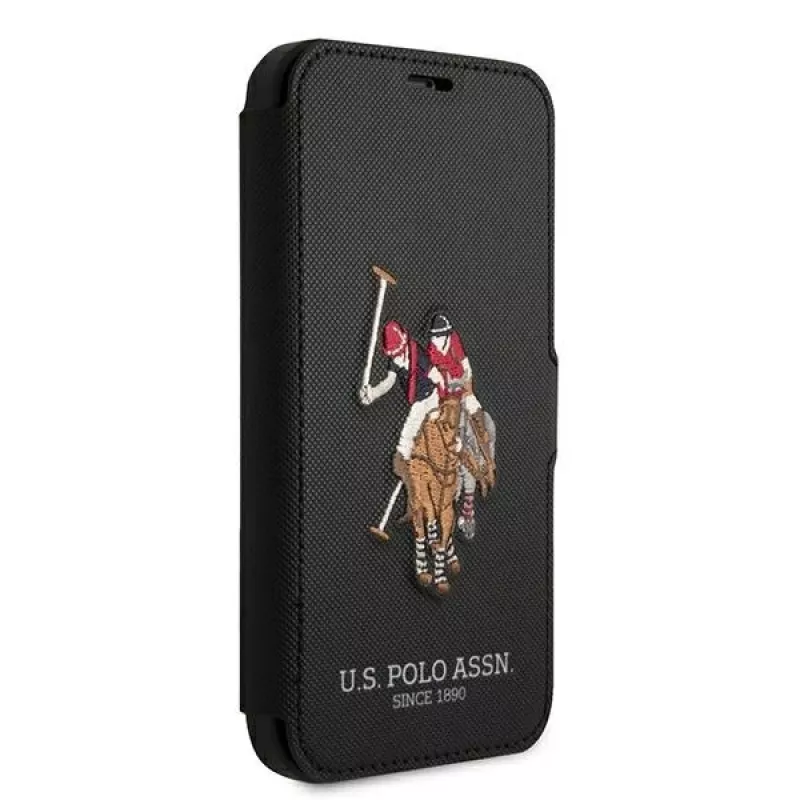U.S. POLO ASSN. Polo Embroidery Collection kirjakotelo iPhone 12/12 Pro 6,1