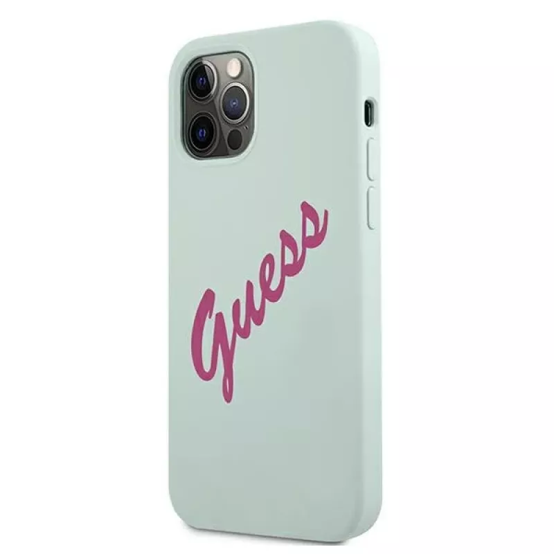 Guess Silicone Vintage jäykkä kuori Apple iPhone 12 / 12 Pro 6,1