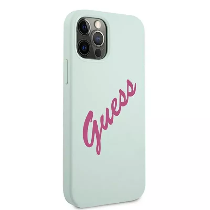 Guess Silicone Vintage jäykkä kuori Apple iPhone 12 / 12 Pro 6,1