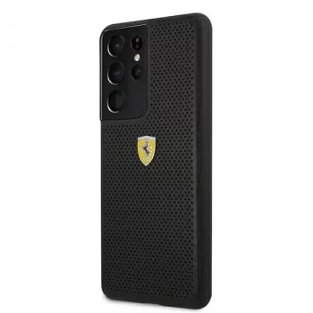 Ferrari FESPEHCS21LBK S21 Ultra G996 musta jäykkä kuori On Track Perforated