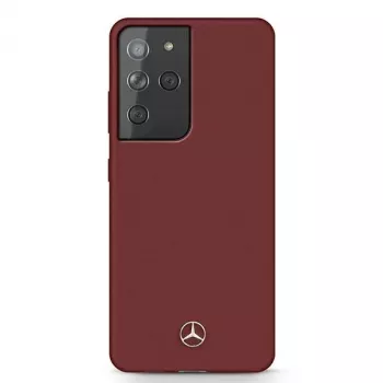 Mercedes-Benz S21 Ultra G998 punainen jäykkä kuori Silicone Line Protective takakuori