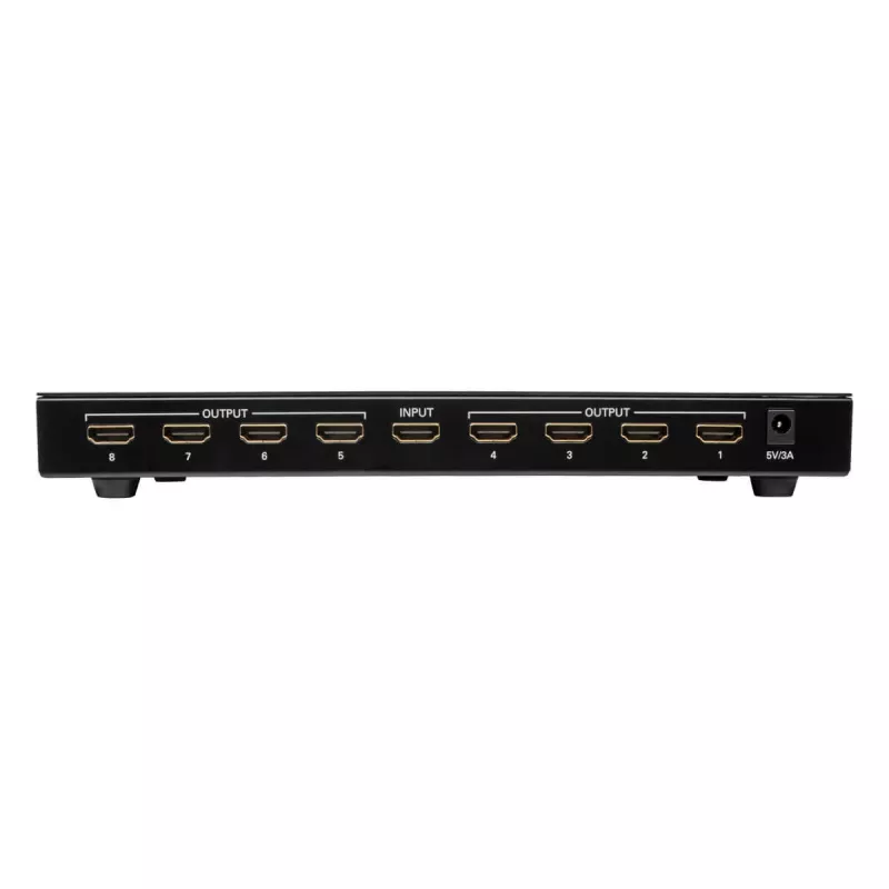 Eaton Tripp Lite B118-008-UHD HDMI-kytkin - 8 tuloa, 1 lähtö, 4K UHD, HDR, musta