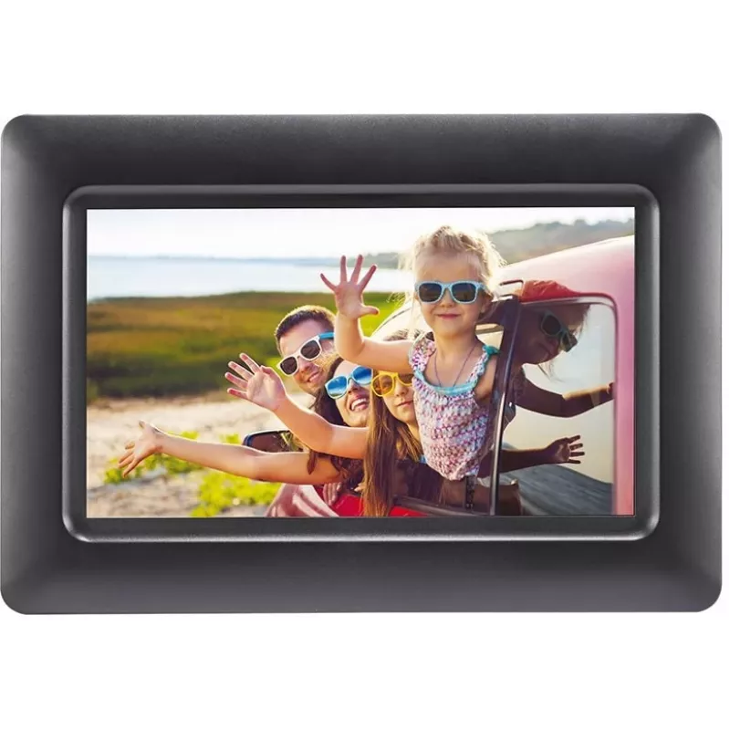 AGFAPHOTO Agfa Photo LED HD 7 digitaalinen valokuvakehys kellolla ja kalenterilla APF700 musta