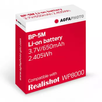 AgfaPhoto ABP5M videokameran akku