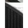 Veloflex pystysäilytys 4446280 DIN A4 enintään 56 cm 23 lokeroa PP musta