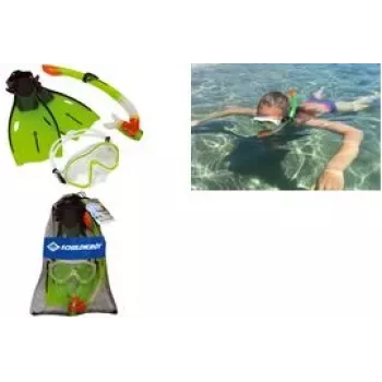 SCHILDKROT FUN SPORT Junior snorkkelisetti BERMUDA 3-osainen S/M