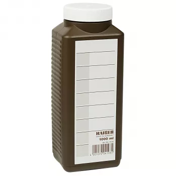 KAISER FOTOTECHNIK kemikaalipullo 1000ml, ruskea 4193