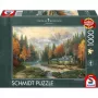 Schmidt Thomas Kinkade Studios Autumn Evening at the Lake 1000 palan palapeli