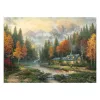 Schmidt Thomas Kinkade Studios Autumn Evening at the Lake 1000 palan palapeli