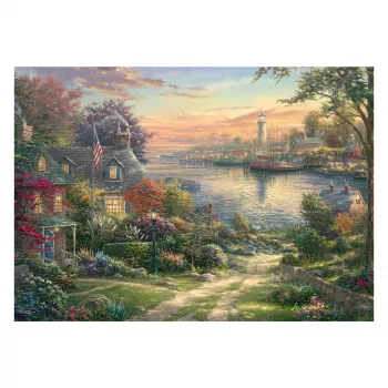 SCHMIDT SPIELE Thomas Kinkade Studios: Harbor in New England (1000 palaa)