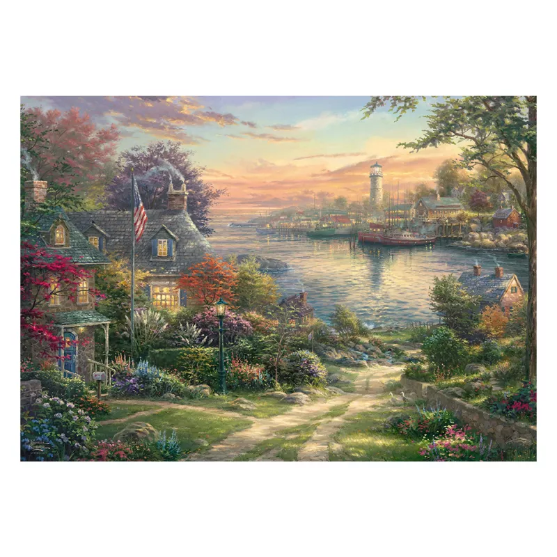 SCHMIDT SPIELE Thomas Kinkade Studios: Harbor in New England (1000 palaa)