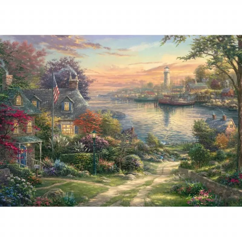 SCHMIDT SPIELE Thomas Kinkade Studios: Harbor in New England (1000 palaa)