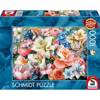 Schmidt Spiele Blumen in Pastell (1000 Teile) palapeli