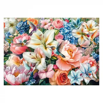 Schmidt Spiele Blumen in Pastell (1000 Teile) palapeli