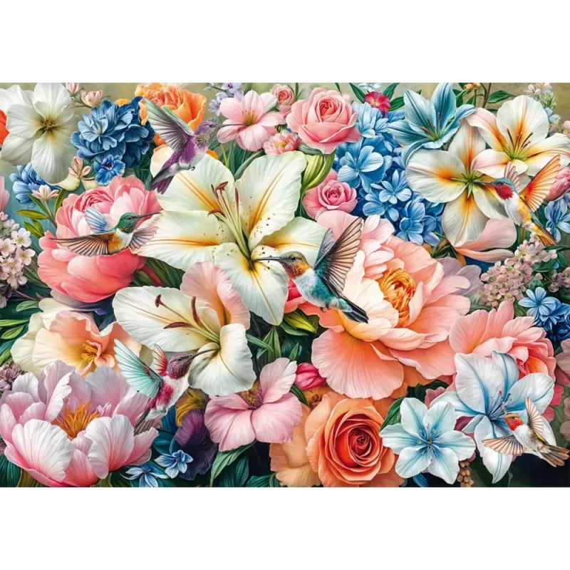 Schmidt Spiele Blumen in Pastell (1000 Teile) palapeli