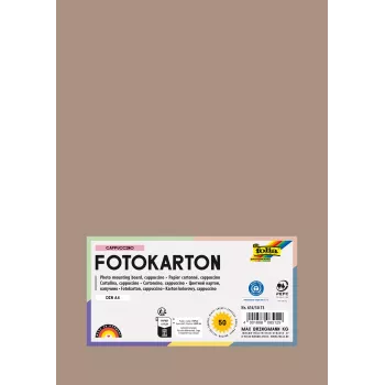 Folia 614/50 73 Cappuccino Solid A4 Cardstock 300 g/m² 50 arkkia