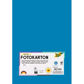Folia 614/50 34 sininen A4-kartonki 300 g/m² 50 arkkia