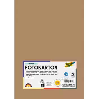 Folia 614/50 75 - ruskeanpunainen - monokromi - A4 (210 x 297 mm) - 300 g/m² - 50 arkkia - Saksa
