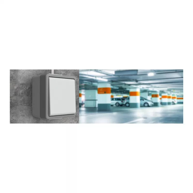 SIEMENS yleiskytkin pinta-asennettava DELTA Fläche tummanharmaa 1-osainen 10A 250V