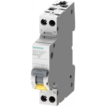 Siemens 5SV6016-7KK16 valokaarisuojakytkin (AFDD) johdonsuojakatkaisimella MCB C16 2-napainen 230V 1TE