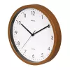 MAUL 9051476 kvartsiseinä kello 30 cm x 5 cm puu (tumma) valkoinen