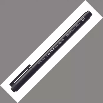 Tombow Mono fineliner piirustuskynä 01 kärki 0,24 mm viiva musta 12 kpl pakkaus