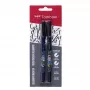 Tombow WS-BHS-2P Dual Brush Pen -sarja - musta - 2 kpl - blisteripakkaus
