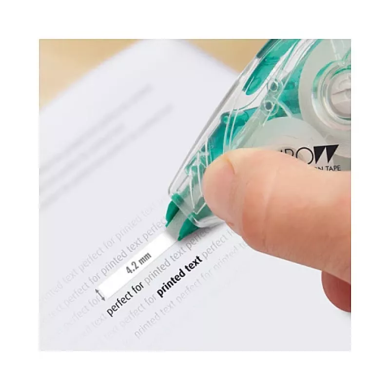 Tombow MONO YXE korjausrulla - vihreä/läpinäkyvä - 16 m x 4,2 mm - blisteripakkaus