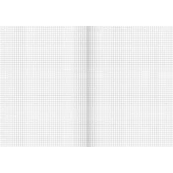 BRUNNEN kierrätetty koulumuistio Lineatur 22, ruudullinen ilman marginaalia, A4