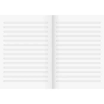 BRUNNEN kierrätetty koulumuistio Lineatur 3 viivoitettu ilman marginaalia, 3. luokka