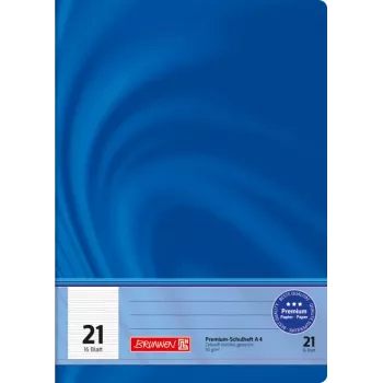 BRUNNEN Vivendi koulumuistio Lineatur 21, viivoitettu ilman marginaalia, A4, 16 arkkia