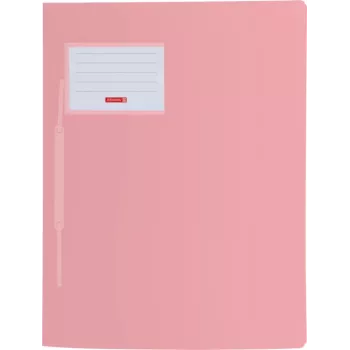 BRUNNEN FACT! vihkokansio polypropeeni pastellipinkki läpikuultava DIN A4